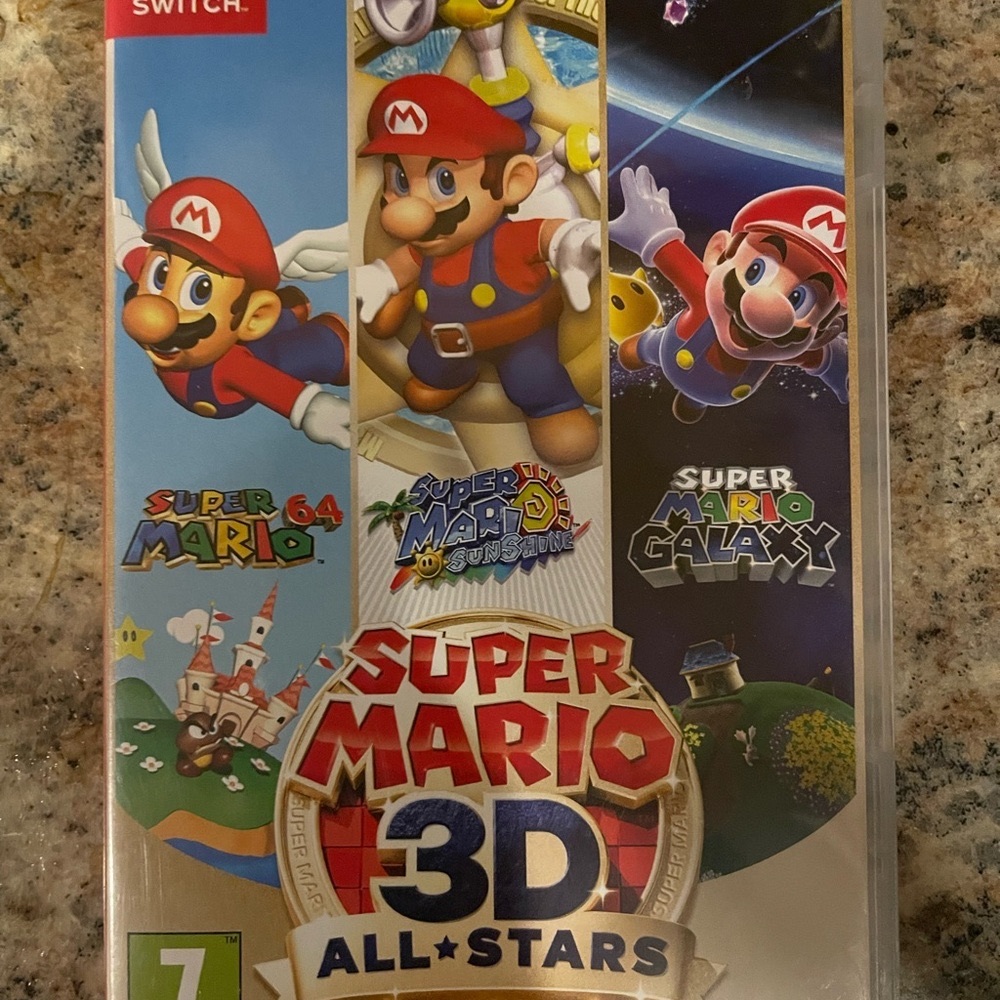 Nintendo Super Mario 3D All-Stars - 64 Sunshine and Galaxy / Excellent condition